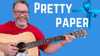 Pretty Paper - EASY Christmas Guitar Song Lesson - Randy Travis