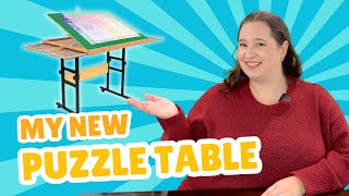 A New Addition to The Puzzle Room!! // All4Jig Puzzle Table Review (SPONSORED)