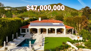 Inside a $47,000,000 Cliffside Estate in Malibu, California