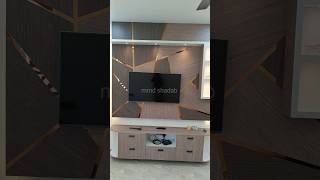 latest wall tv panel | wall tv unit design | #shorts #ytshorts #mmdshadab