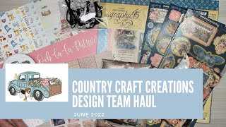 Country Craft Creations June Design Team Haul