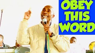 Pastor Ben Khosa Church SERMON TESTIMONY (OBEY GOD’s WORD OF INSTRUCTION THAN WORSHIP & SACRIFICE )