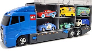 26 Types Tomica Cars ☆ Tomica opening and put in Okatazuke convoy