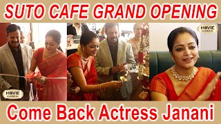 Actress Janani Grand Launch Of SUTO CAFE  | Suto Cafe Chennai |  Besant Nagar |