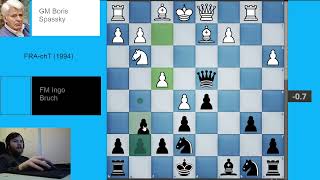 [CHESS] French Defence (Winawer Variation 7. Ne2) | Spassky - Bruch 1994