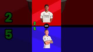 Real Madrid 2024/25 or Real Madrid 2017/18 #wouldyourather #quiz #trivia #footballquiz #realmadrid