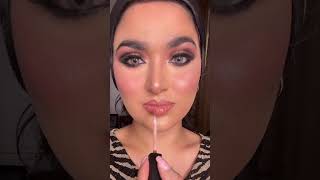 Dramatic eyes nude lips tutorial￼