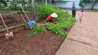 Neighbors Surprised and Excited to See My Mom and Me Clean up the Drainage Ditch