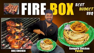 Low Budget BARBECUE @fire box | Grill chicken | Barbecue wings | Food | Foodie | Spot the Taste