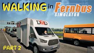 HOW BIG IS THE MAP in Fernbus Simulator? Walk Across the Map (Part 2)