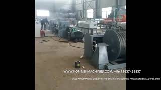 Steel wire drawing machine