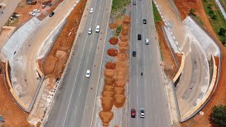 VIADUTO DO RIACHO FUNDO I: Drone mostra as obras em sequências - EPNB