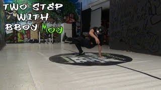 How to Breakdance | Two step ft. Bboy Moy (HAVIKORO, Monster Bboys) | Footwork | CoolAznTutorials