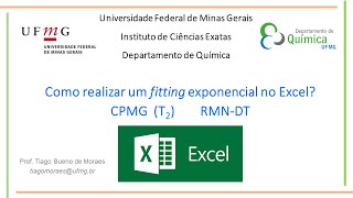 Como realizar um fitting exponencial no EXCEL usando Solver?