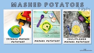 3 styles Mashed Potatoes for Babies and Toddlers | Sarah The Mom