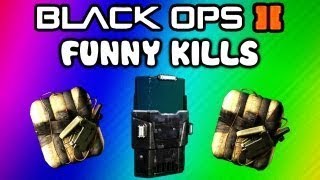 Black Ops 2 Funny Kills & Killcams 5 - Assault Shield C4 Trap, Frag Kill, Suicide (Trolling/Funtage)