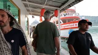 Boarding Ko Chang ferry to Ko Mak,  Feb. 15, 2024