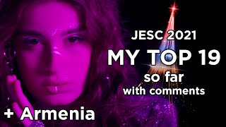 Junior Eurovision 2021 - My Top 19 with comments so far (+ Armenia - Maléna - Qami Qami)