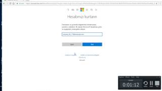 Hotmail Hesabını Kurtarma Ve Şifremi Unuttum Çözümü