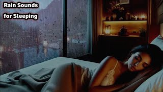 Relaxing Rain and Thunder Sounds for Deep Sleep | Cozy Bedroom Ambience