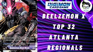 Top 32 Atlanta Regionals Beelzemon X Deck Profile & Discussion | Digimon Card Game