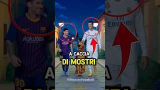 Ronaldo e Messi sono andati a caccia di mostri 👹👹#ronaldo #calcio #messi