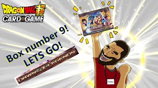 Dawn Of The Z Legends Box Break 9! can we get some HITS? Dragon Ball Super Card Game