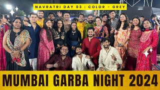 The best Garba Night Mumbai 2024 😍 || Navaratri Garba Day 3 || Thane Garba 2024 || Garba Vlog 153