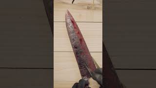 Building a Go Mai Gyuto Part 2 of 3  #knife #asmr #diy #satisfying #create #forging #culinarytools