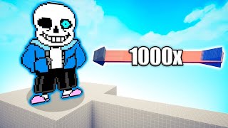 SANS vs 1000x OVERPOWERED UNITS - TABS | Totally Accurate Battle Simulator 2024