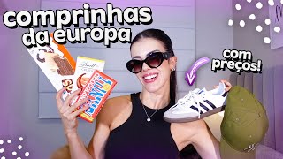 COMPRINHAS DA VIAGEM PARA EUROPA | TÊNIS, DOCES, CASACOS E MAIS