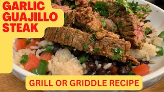 GARLIC GUAJILLO STEAK BOWL | CHIPOTLE COPYCAT RECIPE