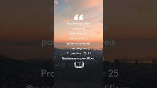 Tua palavra nos acalma Senhor!🙏📖 #mensagemdehoje #gratidão #gospel #versículo #amoradeus #domingo