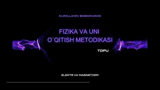 ELEKTROMETRIK KUCHAYTIRGICH YORDAMIDA ELEKTROSTATIKANING ASOSIY TAJRIBALARINI BAJARISH