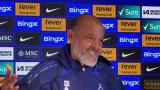 Nuno very happy with his Forest’s performance against Chelsea at the Bridge