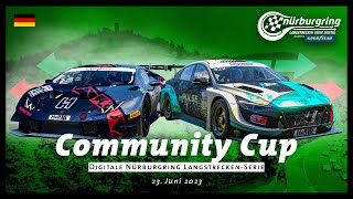 🇩🇪 LIVE: Digitale Nürburgring Langstrecken-Serie Community Cup, 3h-Rennen