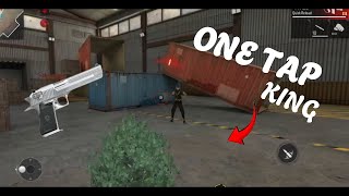 ONLY ONE TAP EASY WITH DESERT EAGLE || FREE FIRE NEW GAMEPLAY VIDEO