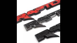 Ford F-150 Raptor SVT Badge Heavy Duty Emblem