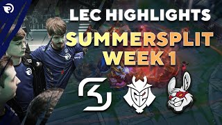 Best LEC Moments | Week 1 vs. SK, G2 & Misfits | Summer 2020