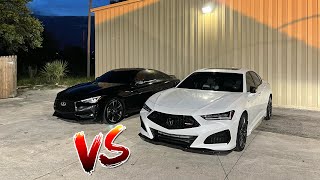 INFINITI Q60 VS ACURA TLX TYPE S!