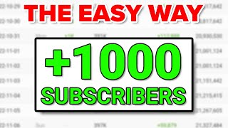 How To Get 1000 Subscribers on YouTube BEFORE 2025