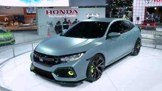 2017 HONDA CIVIC 4-DOOR HATCHBACK NEW YORK AUTO SHOW