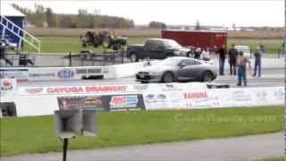 9.43 ET at 153 MPH R1K GTR Dasilva Racing 7th Annual Canadian Street Car Nationals 2013