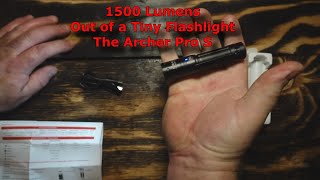 Thrunite Archer Pro S 1498 Lumens out of a Tiny Flashlight