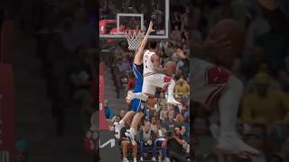 Derrick Rose Windmill Dunk On Nowitzki#nba2k25#shorts