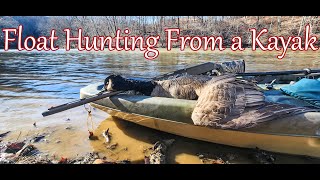 Float Hunting and Jump Shooting From a Kayak. Waterfowl Hunting the Appalachians! Duck Hunting