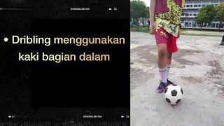 rangkaian gerakan dribbling dalam permaianan sepak bola