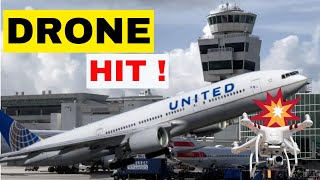 Emergency Landing: United Airlines Flight UAL999 Returns to Newark After Striking Object Mid-Air