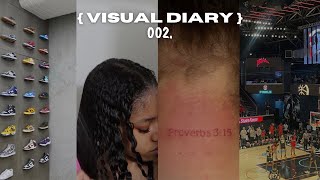 VISUAL DIARY 003. : Monthly reset, New tattoo , Wash Day,  + Chill days | Yonikkaa