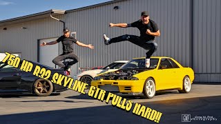 We fixed the boost issue! 750HP R32 PULLS HARD!!!!